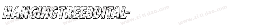 hangingtree3dital字体转换