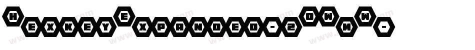 HexkeyExpanded-2OWmW字体转换