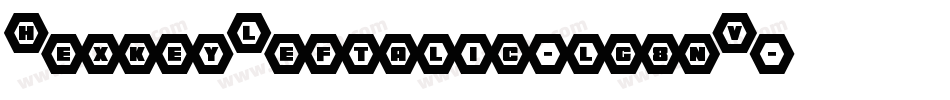 HexkeyLeftalic-lg8nV字体转换