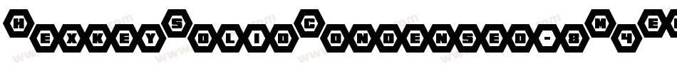 HexkeySolidCondensed-8M4EM字体转换