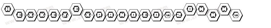 HexkeyExpanded-2OWmW字体转换