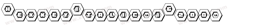 HexkeyItalic-1G200字体转换