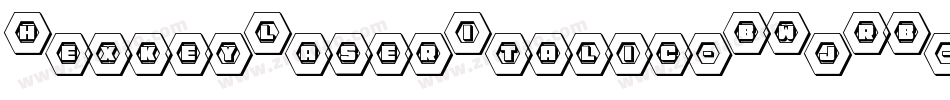 HexkeyLaserItalic-BWjRB字体转换