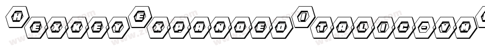 HexkeyExpandedItalic-vmR4Z字体转换