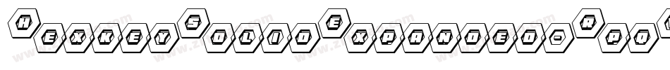 HexkeySolidExpanded-RpqV3字体转换