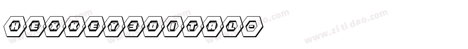 hexkey3dital字体转换