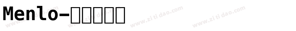 Menlo字体转换