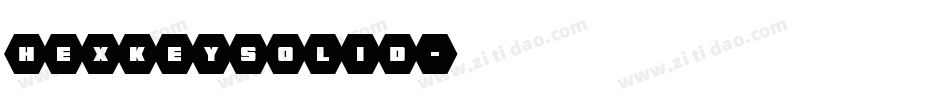 hexkeysolid字体转换