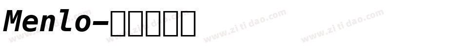 Menlo字体转换