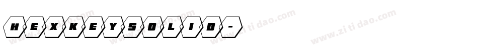 hexkeysolid字体转换