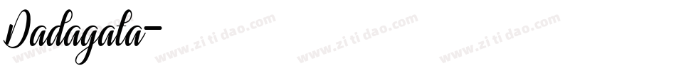 Dadagata字体转换