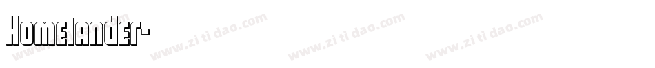 Homelander字体转换