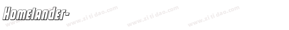 Homelander字体转换