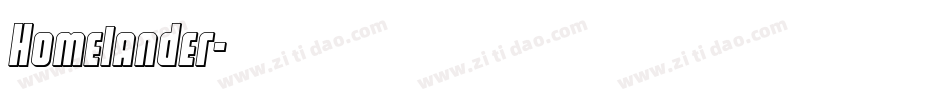 Homelander字体转换