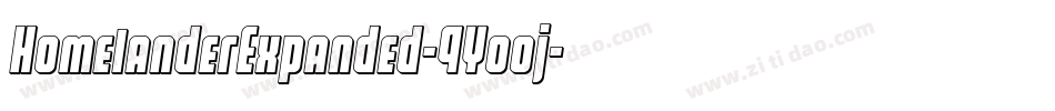 HomelanderExpanded-9Yooj字体转换