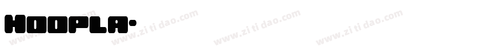 Hoopla字体转换