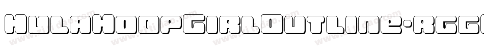 HulaHoopGirlOutline-rggPy字体转换 HulaHoopGirlOutline-rggPy字体转换