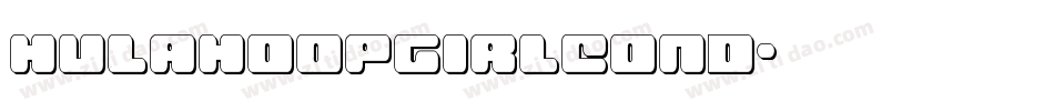 hulahoopgirlcond字体转换