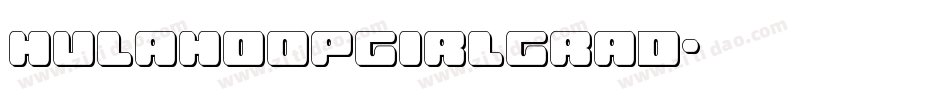 hulahoopgirlgrad字体转换