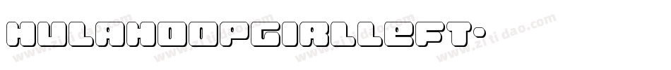 hulahoopgirlleft字体转换
