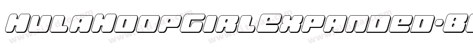 HulaHoopGirlExpanded-BWWZd字体转换