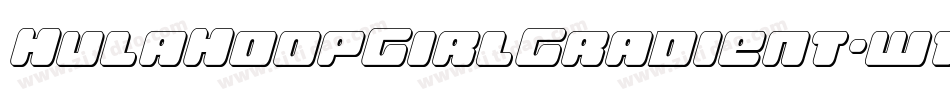 HulaHoopGirlGradient-w114x字体转换 HulaHoopGirlGradient-w114x字体转换