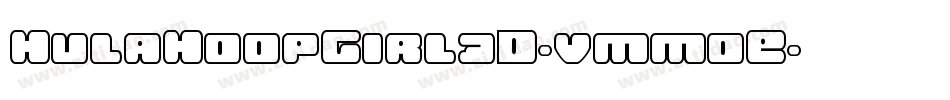HulaHoopGirl3D-vmmoE字体转换