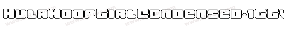 HulaHoopGirlCondensed-1GGv2字体转换