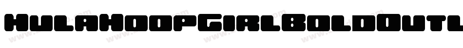HulaHoopGirlBoldOutlineIt-K77jy字体转换