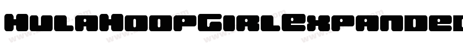 HulaHoopGirlExpanded-BWWZd字体转换