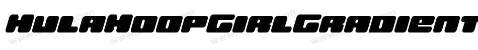 HulaHoopGirlGradient-w114x字体转换 HulaHoopGirlGradient-w114x字体转换