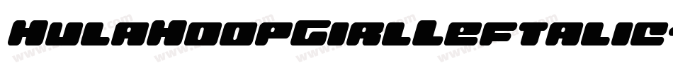 HulaHoopGirlLeftalic-YzzjO字体转换