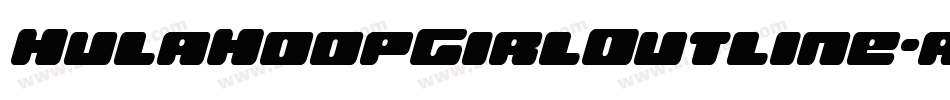 HulaHoopGirlOutline-rggPy字体转换 HulaHoopGirlOutline-rggPy字体转换