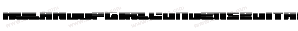HulaHoopGirlCondensedItal-RppjA字体转换 HulaHoopGirlCondensedItal-RppjA字体转换