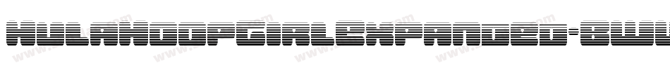 HulaHoopGirlExpanded-BWWZd字体转换
