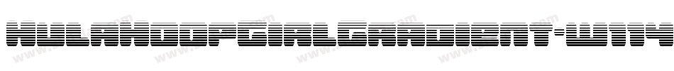HulaHoopGirlGradient-w114x字体转换 HulaHoopGirlGradient-w114x字体转换