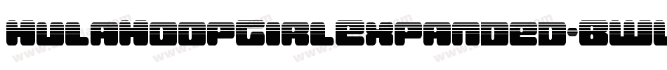 HulaHoopGirlExpanded-BWWZd字体转换