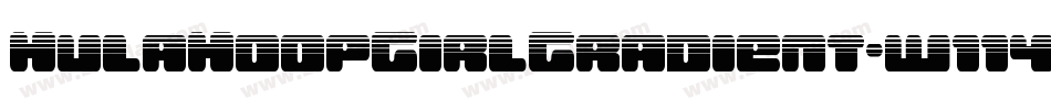HulaHoopGirlGradient-w114x字体转换 HulaHoopGirlGradient-w114x字体转换