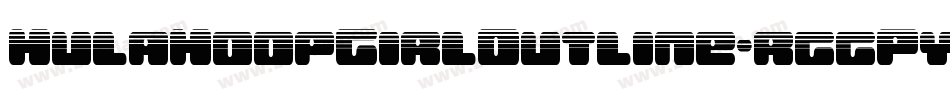HulaHoopGirlOutline-rggPy字体转换 HulaHoopGirlOutline-rggPy字体转换