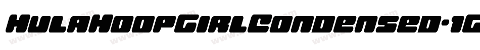 HulaHoopGirlCondensed-1GGv2字体转换
