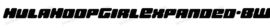 HulaHoopGirlExpanded-BWWZd字体转换