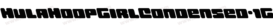 HulaHoopGirlCondensed-1GGv2字体转换