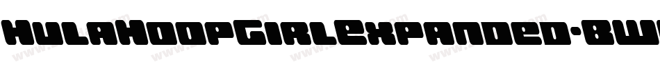 HulaHoopGirlExpanded-BWWZd字体转换