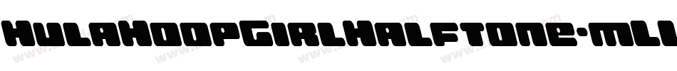 HulaHoopGirlHalftone-mLLvm字体转换