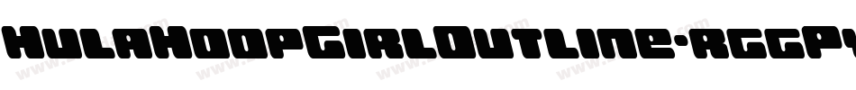 HulaHoopGirlOutline-rggPy字体转换 HulaHoopGirlOutline-rggPy字体转换