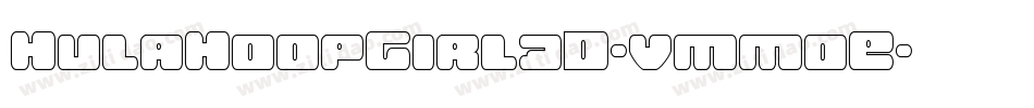 HulaHoopGirl3D-vmmoE字体转换