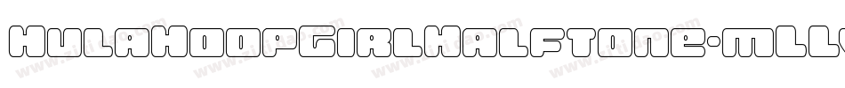 HulaHoopGirlHalftone-mLLvm字体转换