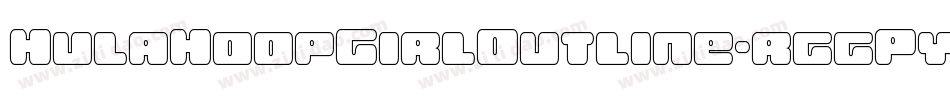 HulaHoopGirlOutline-rggPy字体转换 HulaHoopGirlOutline-rggPy字体转换