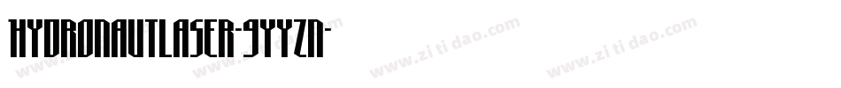 HydronautLaser-9YYZn字体转换