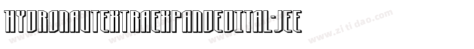 HydronautExtraExpandedItal-jEE50字体转换